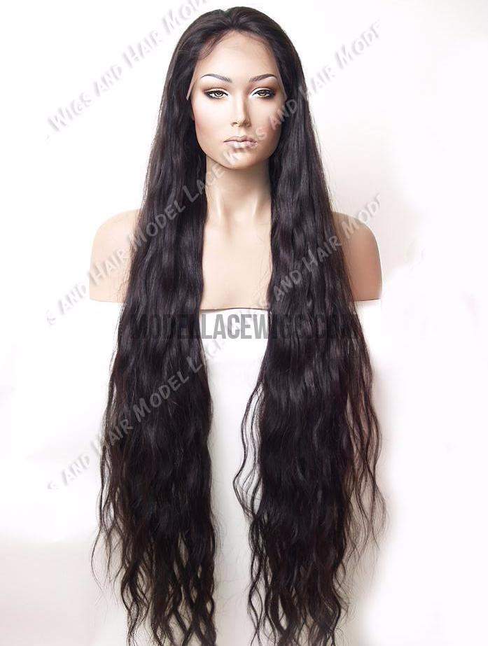 Extra Long Wavy Full Lace Wig | Model Lace Wigs and Hair