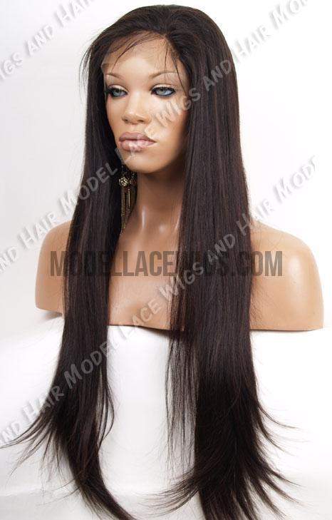 SOLD OUT Full Lace Wig (Haile #1B/2) Item# 375 • Light Brn Lace