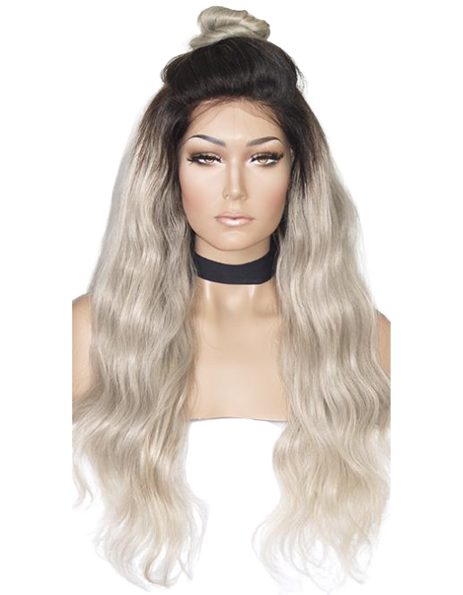 Luxury Platinum Blonde Custom Glueless Full lace Wig 💖  Ash Item# 2687