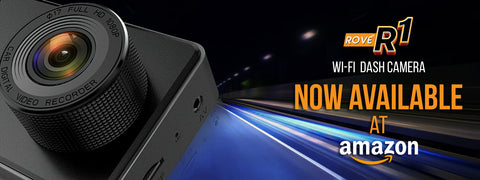 Rove R1 wifi dash cam launch on Amazon