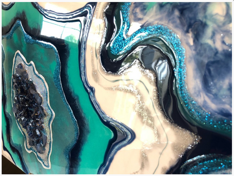Handmade Resin Geode Wall Art Can Be Your Next Wall Statement