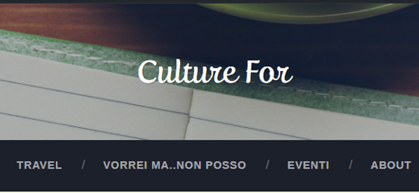 Blog Culture For di Alessandra