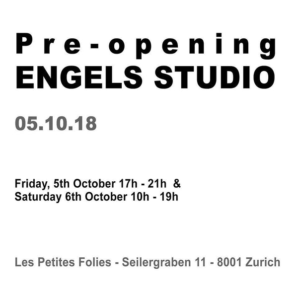 Pre-opening ENGELS STUDIO