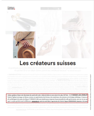 V DESIGN LAB Jewellery INGRANAGGI Rings featured on Marie Claire Suisse