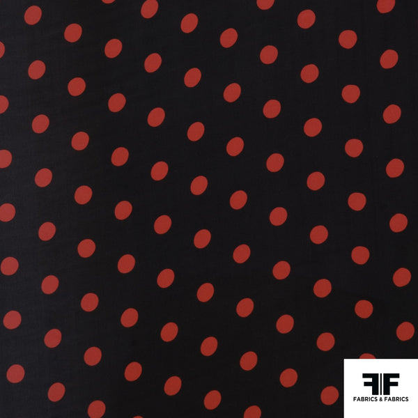 polka dot georgette fabric