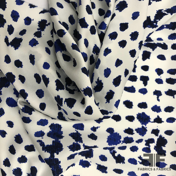 polka dot georgette fabric