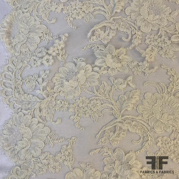 ivory bridal lace fabric