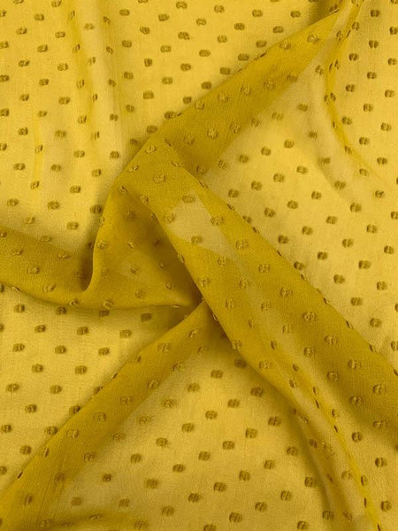 mustard chiffon fabric