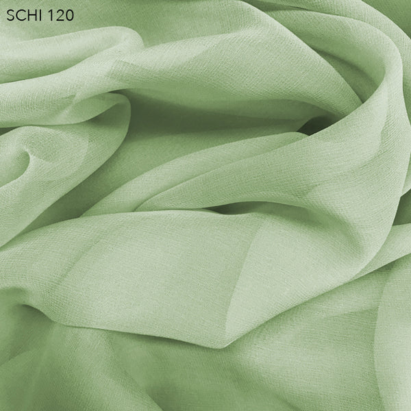 chiffon green fabric