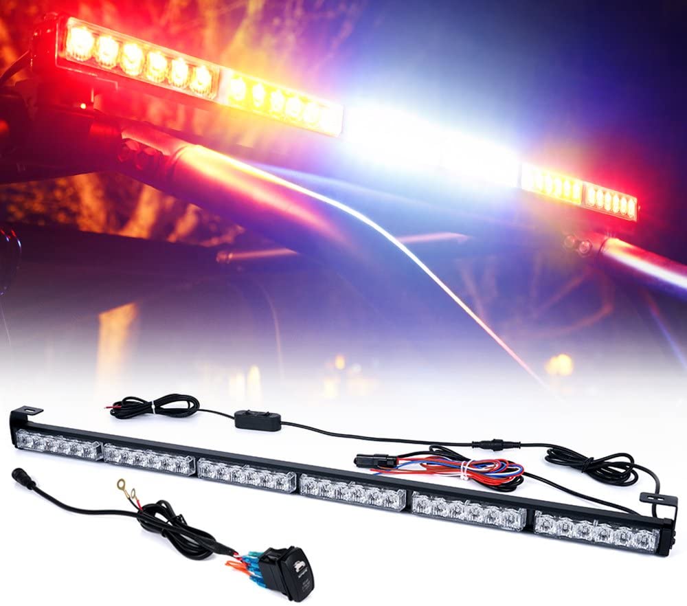 Xprite Upgraded 36 Rear LED Chase Light Bars Can-Am Maverick X3 All in One w/Strobe Brake Reverse Turn Signal Light for Jeep ATV Yamaha UTV RYWWYR Side by Side and Off Road Vehicles 