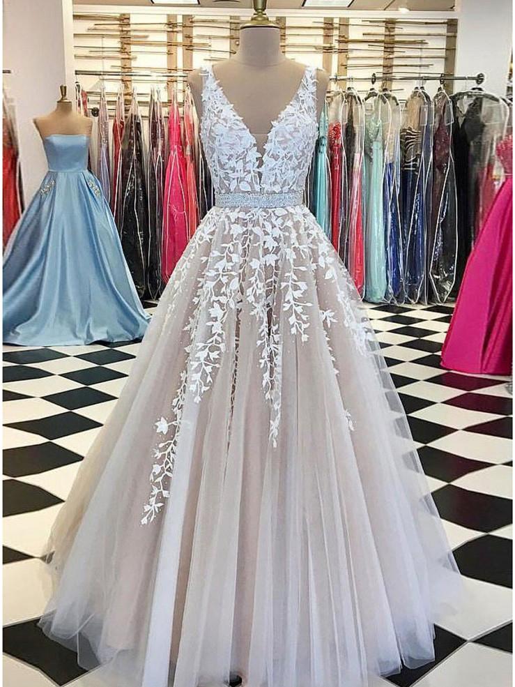 a line prom dresses