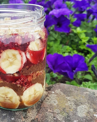 Breakfast by Bella’s Cacao Chia Seed Pudding, portable goodness in a jar