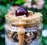 Breakfast by Bella’s Cherries and Berries, a delicious, healthy portable breakfast in a jar