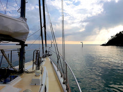 Sailing to Great Keppel Island
