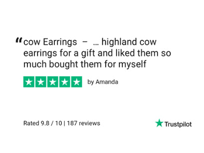 Highland cow earrings review