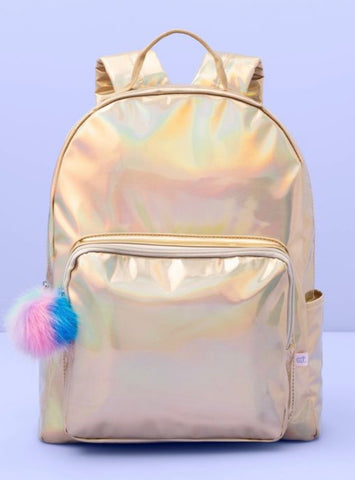 Girls Gold Iridescent Backpack from Target