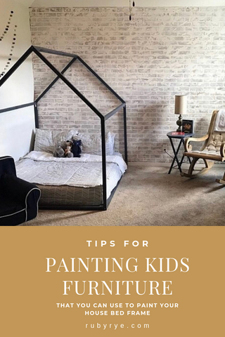 how to paint kids furniture
