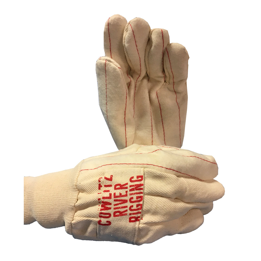 tan cotton gloves