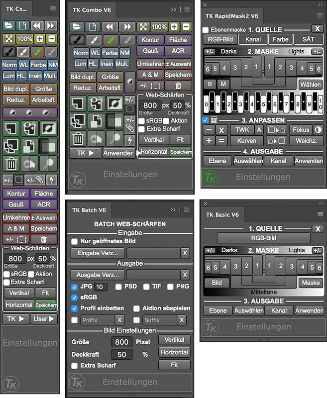 TKActions V7 Panels