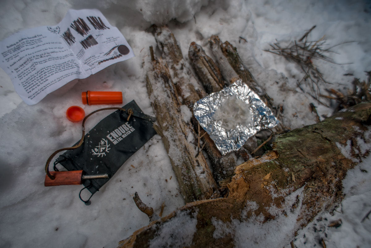 Endure Survival Metal Match Kit | Top-Rated Survival Fire Kit