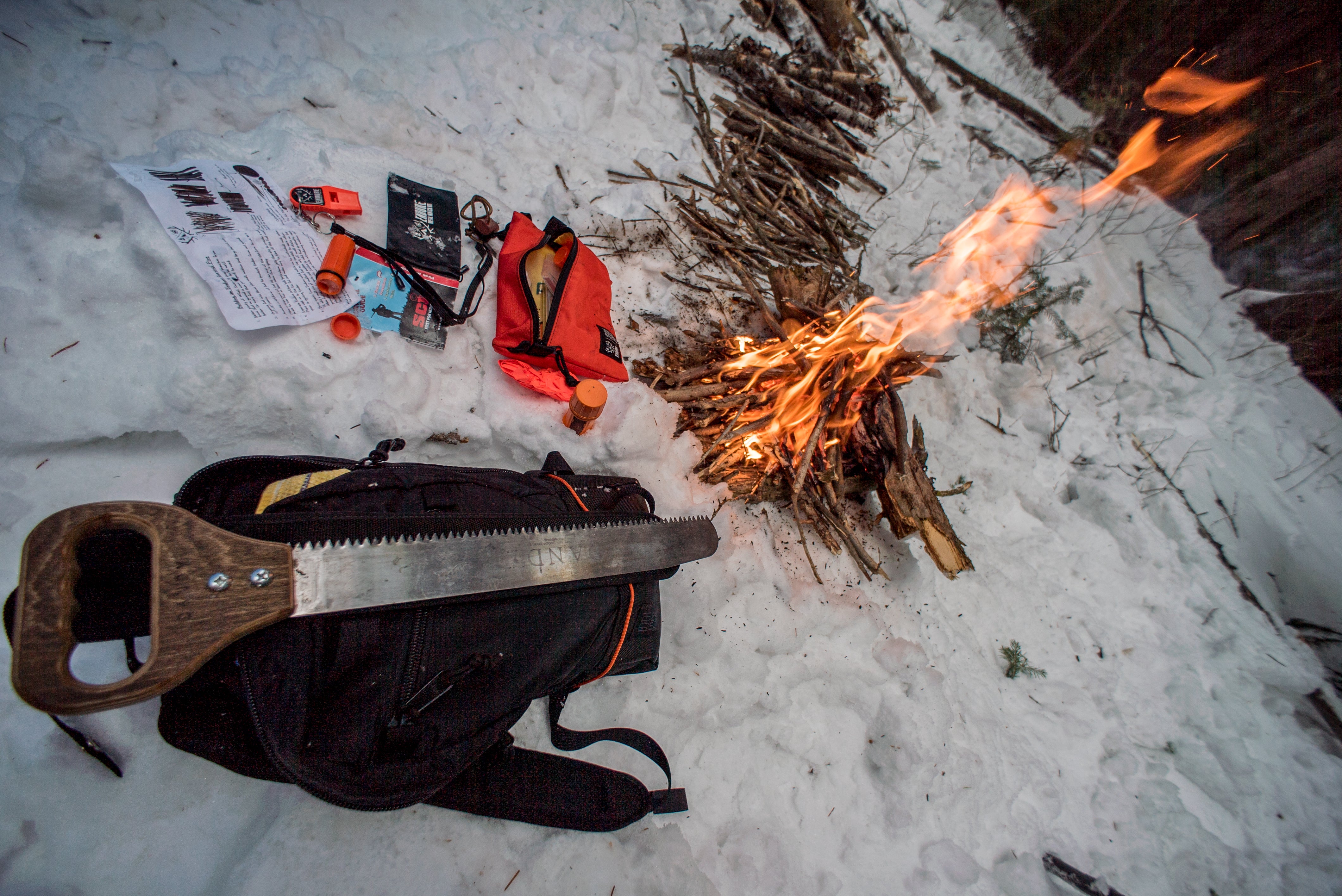 Outdoor Survival shelter | Fire starter kit | Survival kit