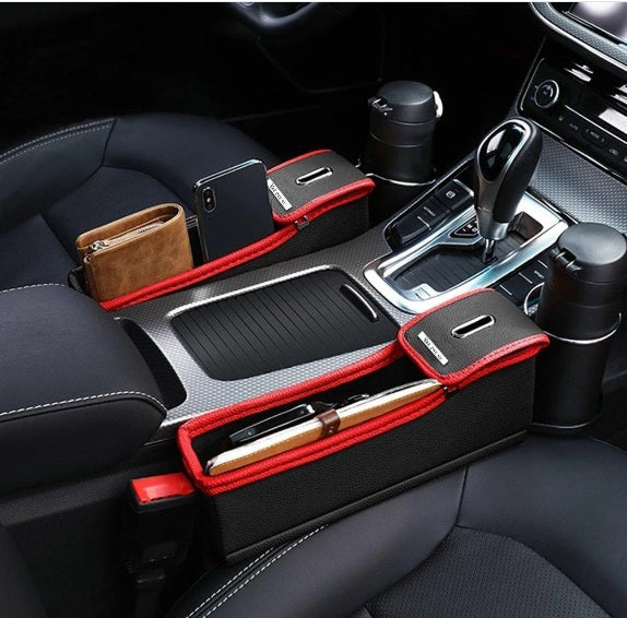 Forever Sure Deals - MULTIFUNCTIONAL CAR SEAT CREVICE STORAGE ORGANIZER WITH CUP HOLDER