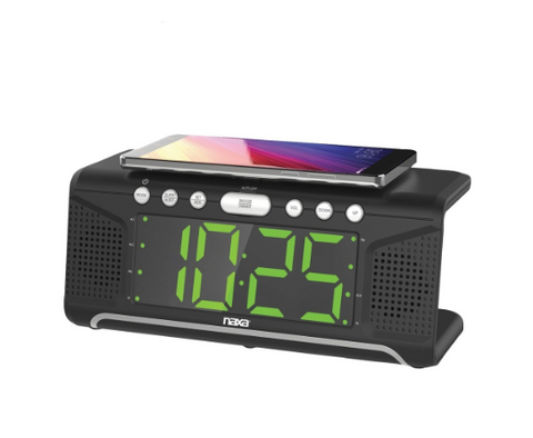Dual Alarm Clock with Qi® Wireless Charging  (available in the US & Canada only)
