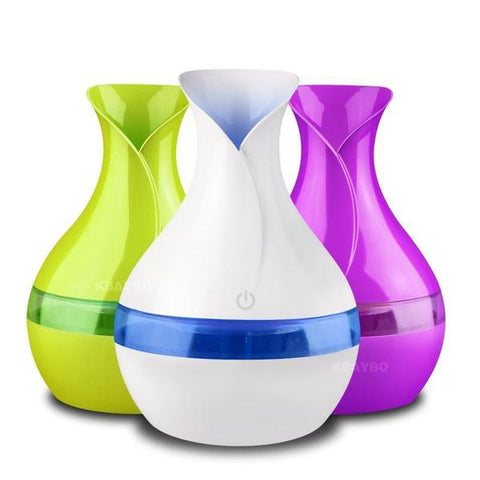 Forever Sure Deals - Electric Aromatherapy Essential Oil Diffuser 300ml USB Mini Ultrasonic Air Humidifier
