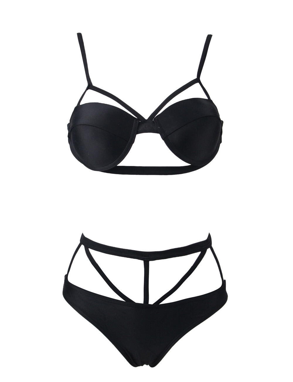 Donna - Harness Bikini Set - skarnoldart, Swimwear, skarnoldart
