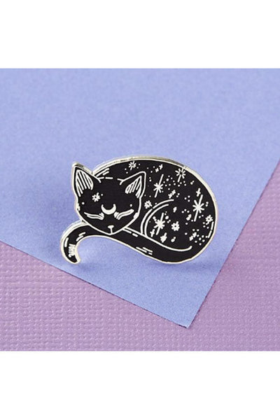 Punky Pins Mystical Cat Enamel Pin