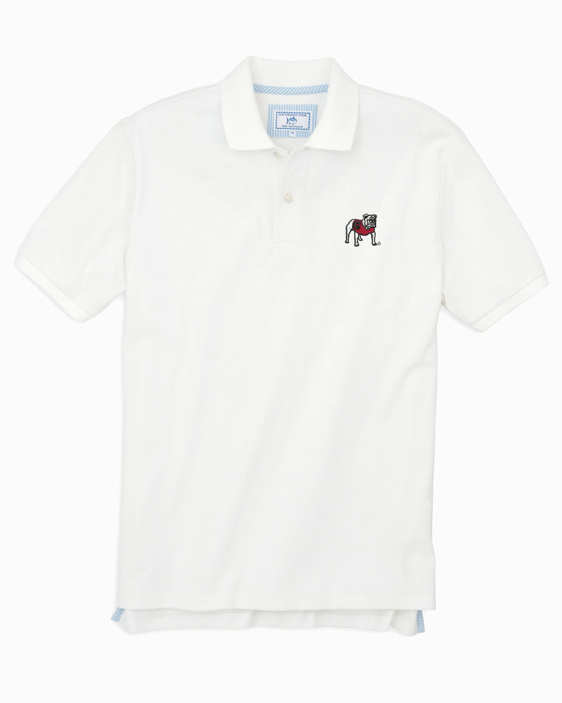 black uga polo shirt