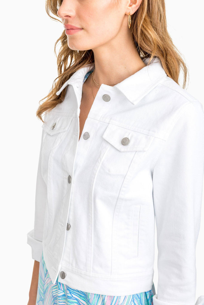 white jeans jacket womens