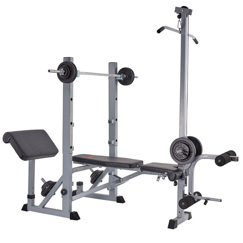 York Fitness 540 Bench with Lat Pull Down Attachment