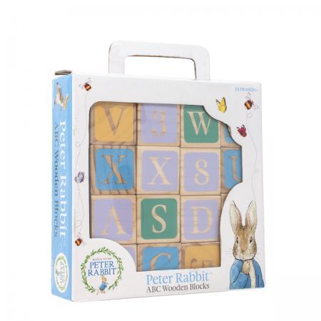 peter rabbit abc wooden blocks