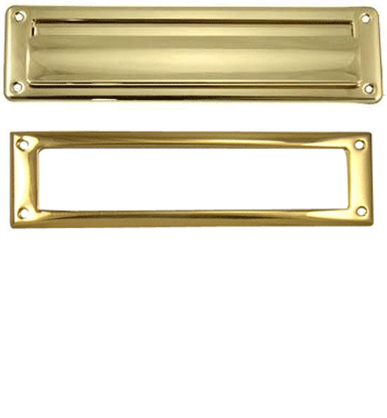 Magazine Size Front Door Mail Slot in Several Finishes