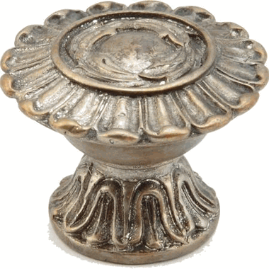 1 1/2 Inch Swans Symphony Round Cabinet Knob