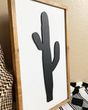Cactus 3DWood Sign