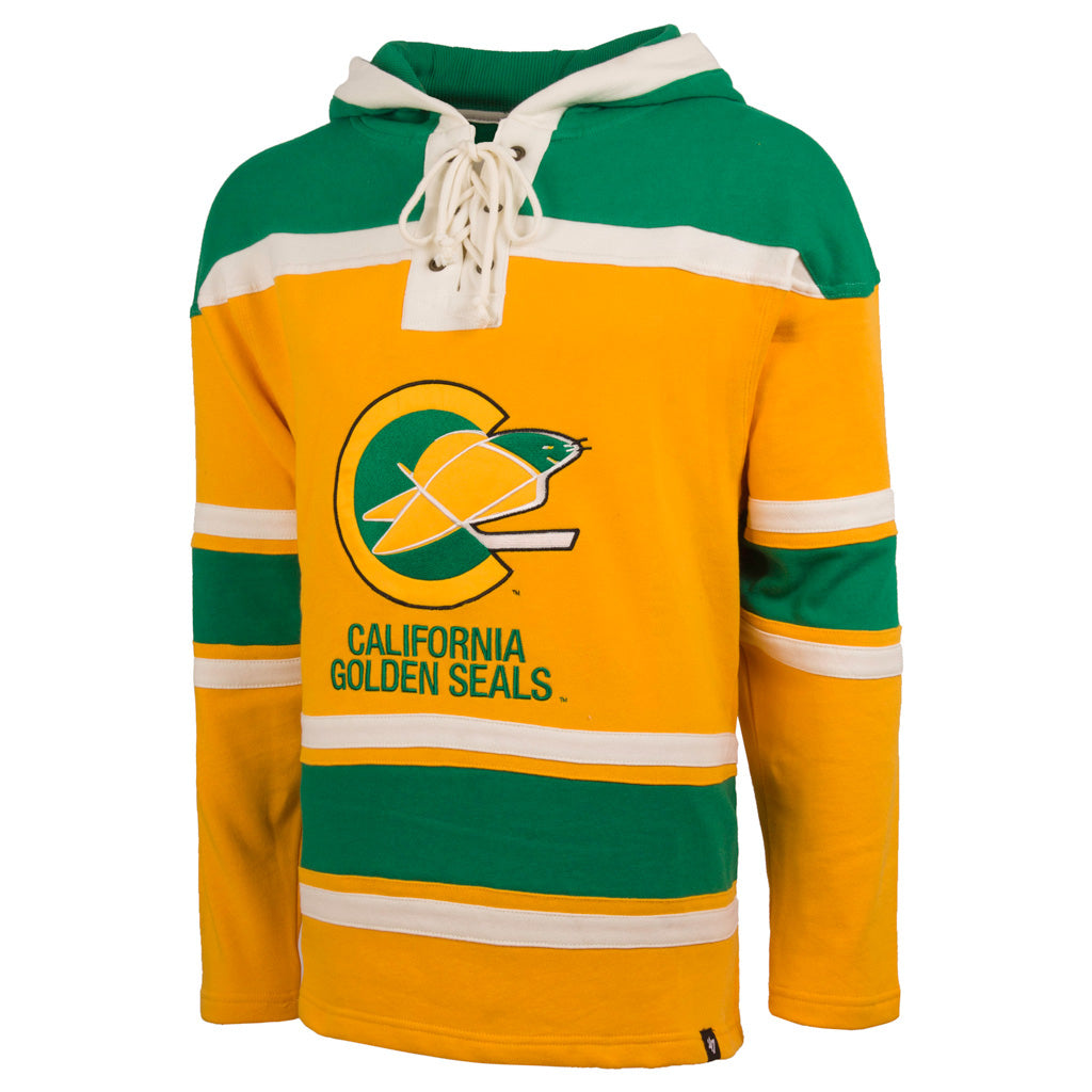 Men's NHL California Golden Seals Adidas Green Team Classics