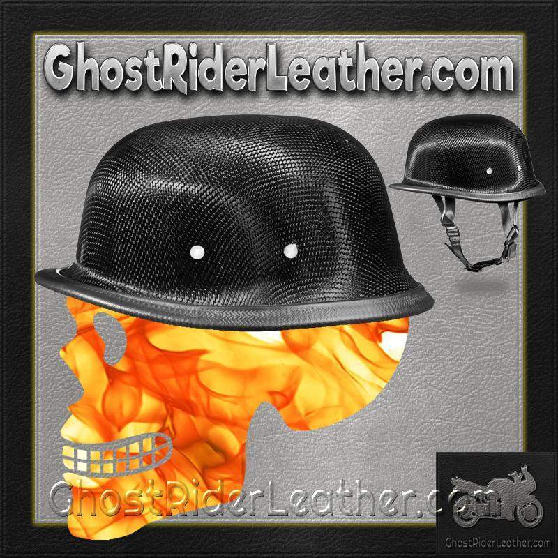 Daytona Helmets Skull Cap GERMAN GREY CARBON FIBER Motorcycle Helmet 2004G
