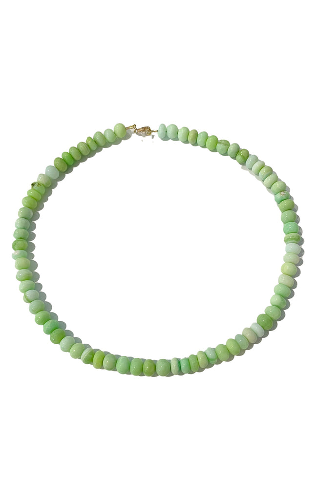 Candy Necklace In Lime Green Opal