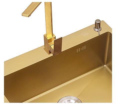 sink gold kitchen 1601