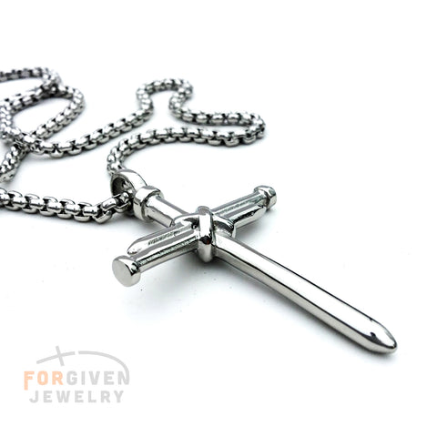 stainless-steel-nail-cross-necklace