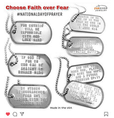 Dog Tags from Forgiven Jewelry post from Instagram for the blog Fear is the mind killer