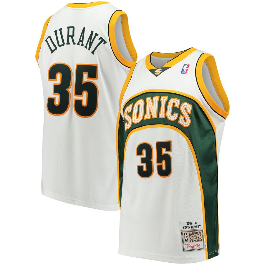 kevin durant seattle supersonics jersey