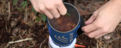 Jetboil soup cooking