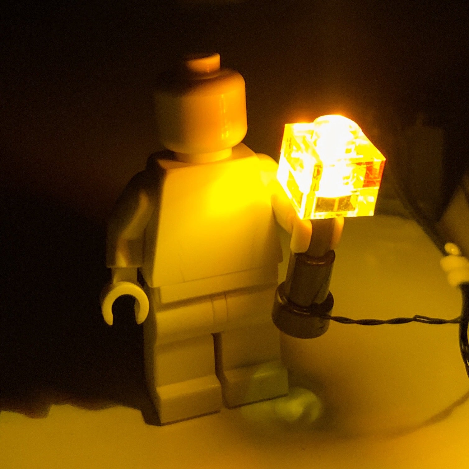 Håndskrift Indskrive motor Light-Up Minecraft Torch for LEGO Minifigures – The Brick Show Shop