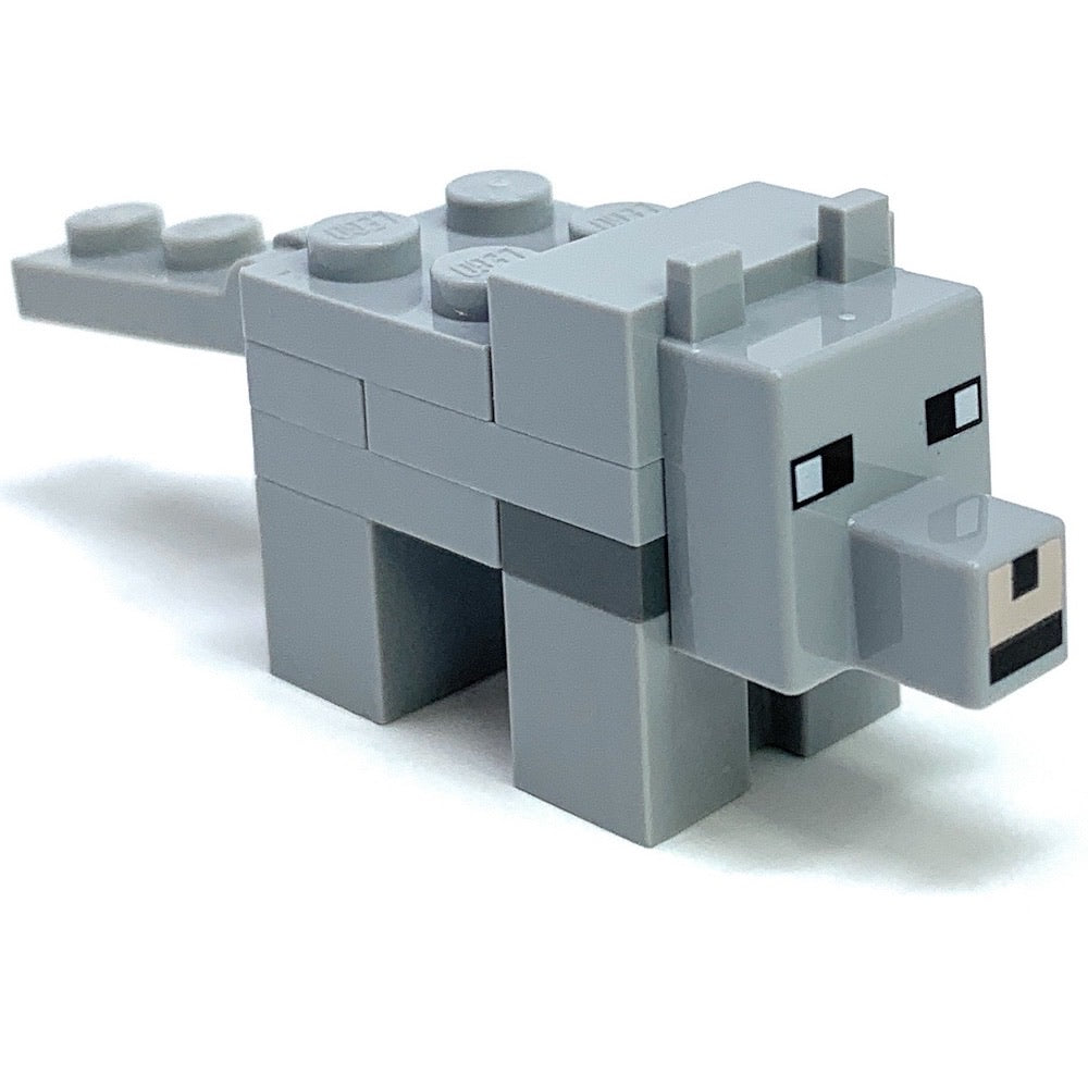 Wolf Lego Minecraft Minifigure The Brick Show Shop