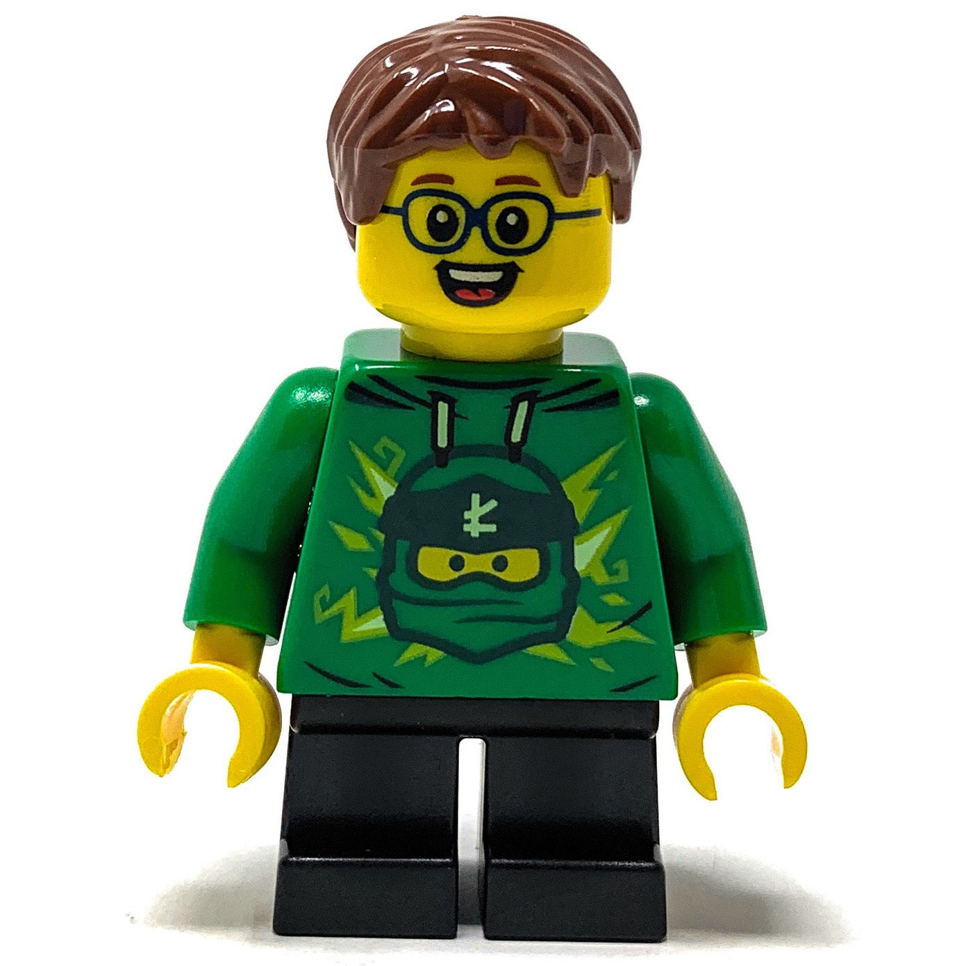 Boy (Green Ninjago Hoodie) LEGO City Minifigure (2021) – Brick Shop