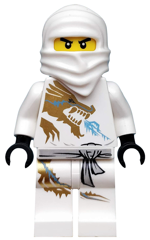 Zane DX (The Golden Weapons) - LEGO Ninjago Minifigure (2011) – Brick Show Shop
