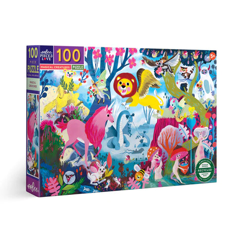 Eeboo 100 piece Magical Creatures jigsaw puzzle